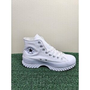 Converse Chuck Taylor All Star Lugged 2.0 High Shoes White Mens 8.5 Womens 10.5